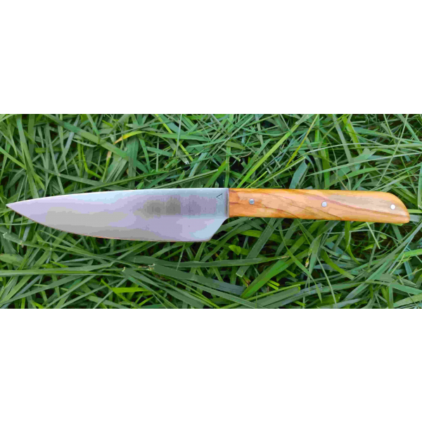 Couteau de cuisine artisanal 25 cm, proposé pendant le stage individuel 2 jours