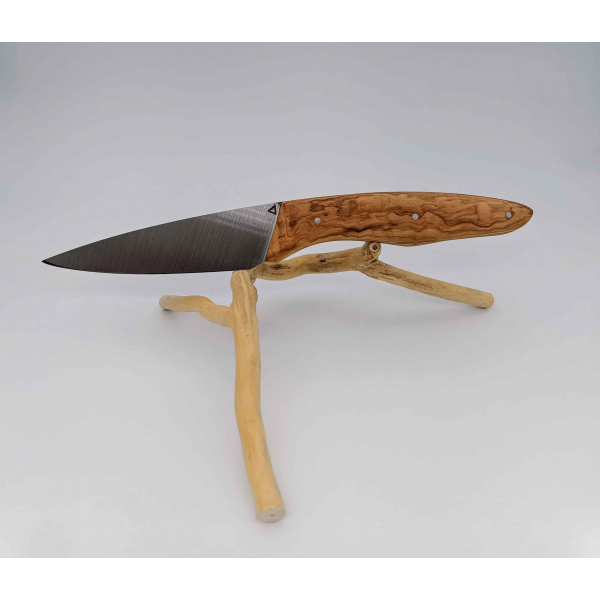 Couteau artisanal de table avec manche bois – Coutellerie Bermudes