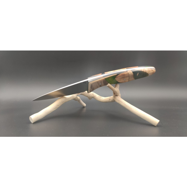 Couteau de table cuisine bermudes grenoble chambery annecy resine epoxy inox