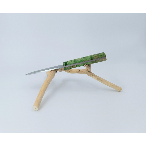 bermudes couteau enfant évolutif en office loupe de marronnier stabilisée teintée dans la masse acier inoxydable stage sans forge traitements thermique spécifique trempe 1100° fait mains