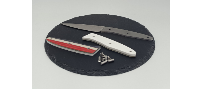 Couteau ski recyclé Savoie – Modèle n°5 (21 cm table/apéro)