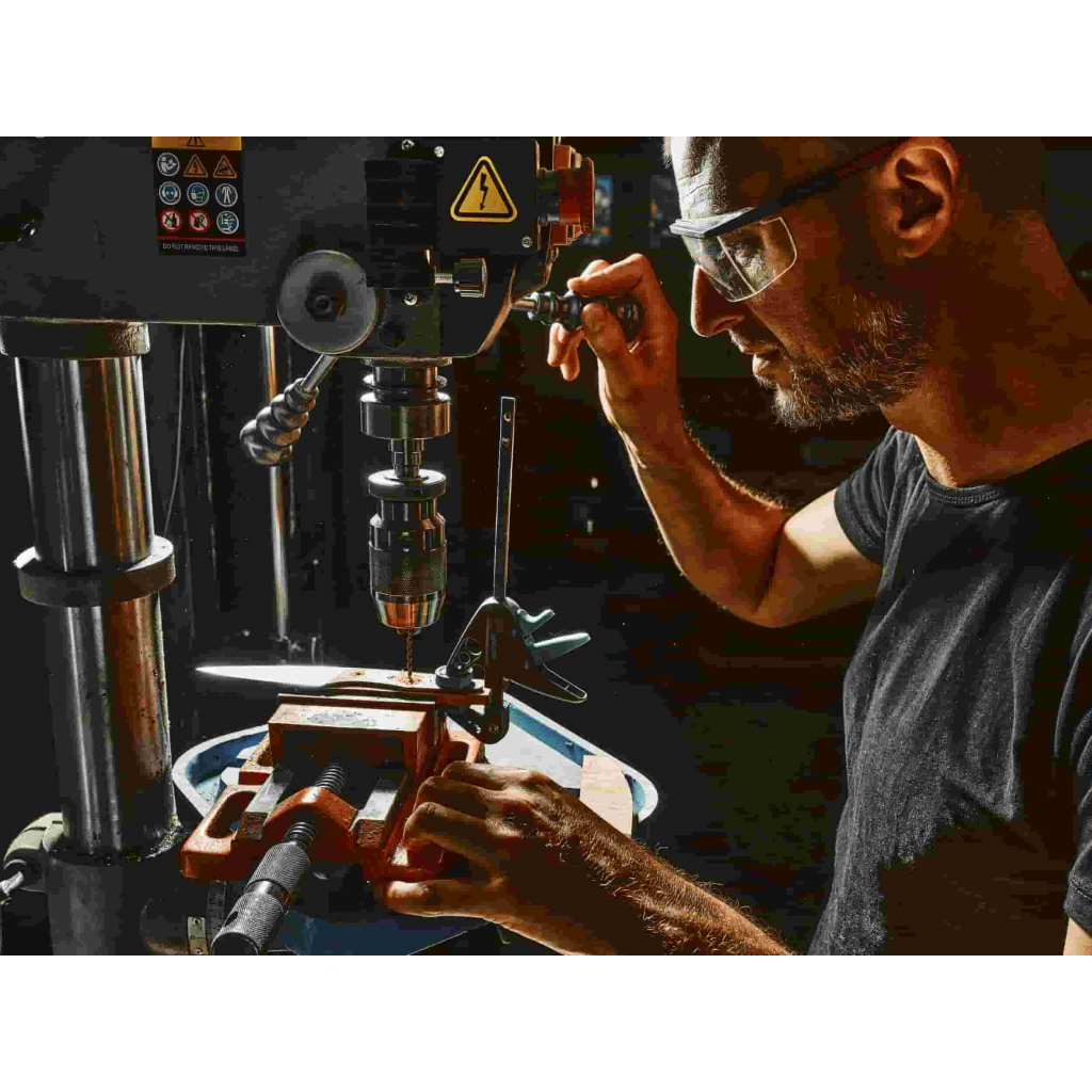 Couteau en bois stabilisé des Alpes – création unique de la coutellerie Bermudes