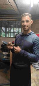 L’atelier de Coutellerie Bermudes vu de l’intérieur