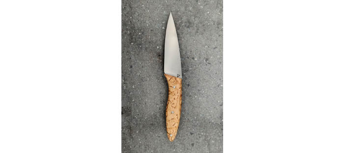 N°4 | Couteau d’office et table | Bouleau madré