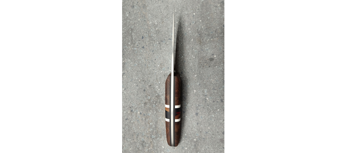 N°5 | Table | Loupe d’orme, ébène, résine et Corian®