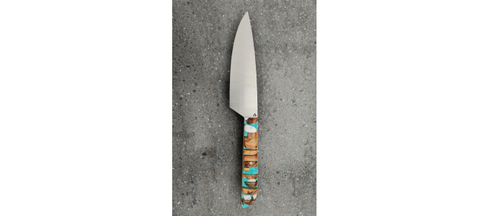 N°8 | Chef | Olivier Corian® résine bleue