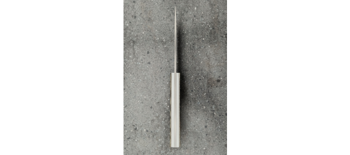 N°2 | Couteau de table 21 cm | Ski recyclé, Corian® et titane