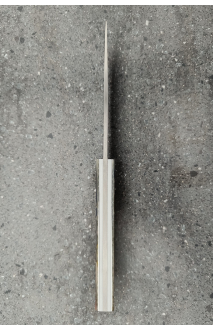 N°2 | Couteau de table 21 cm | Ski recyclé, Corian® et titane
