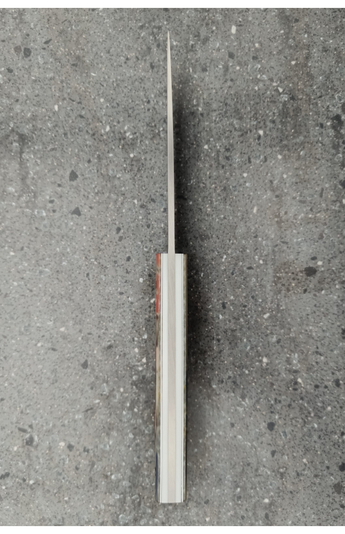N°2 | Couteau de table 21 cm | Ski recyclé, Corian® et titane