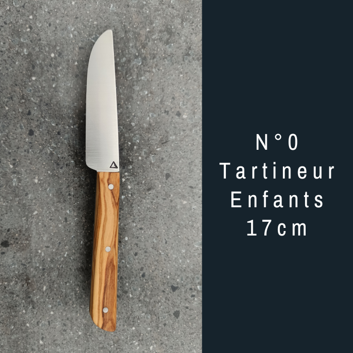 Couteau artisanal N°0 tartineur enfant 17 cm – Coutellerie Bermudes