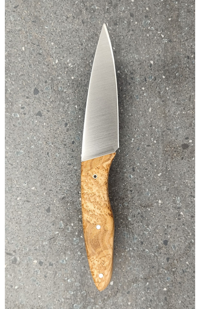 N°4 | Couteau d’office | Broussin de frêne & carbone